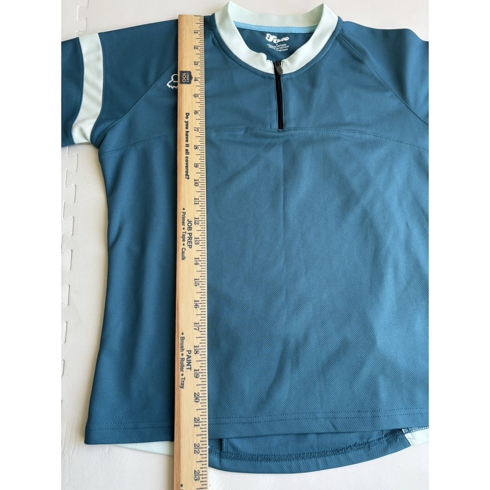 FOX Racing Womens Cycling Base Bike Jersey 1/4 Zip Short Sleeve Shirt - Size M - Picture 7 of 8